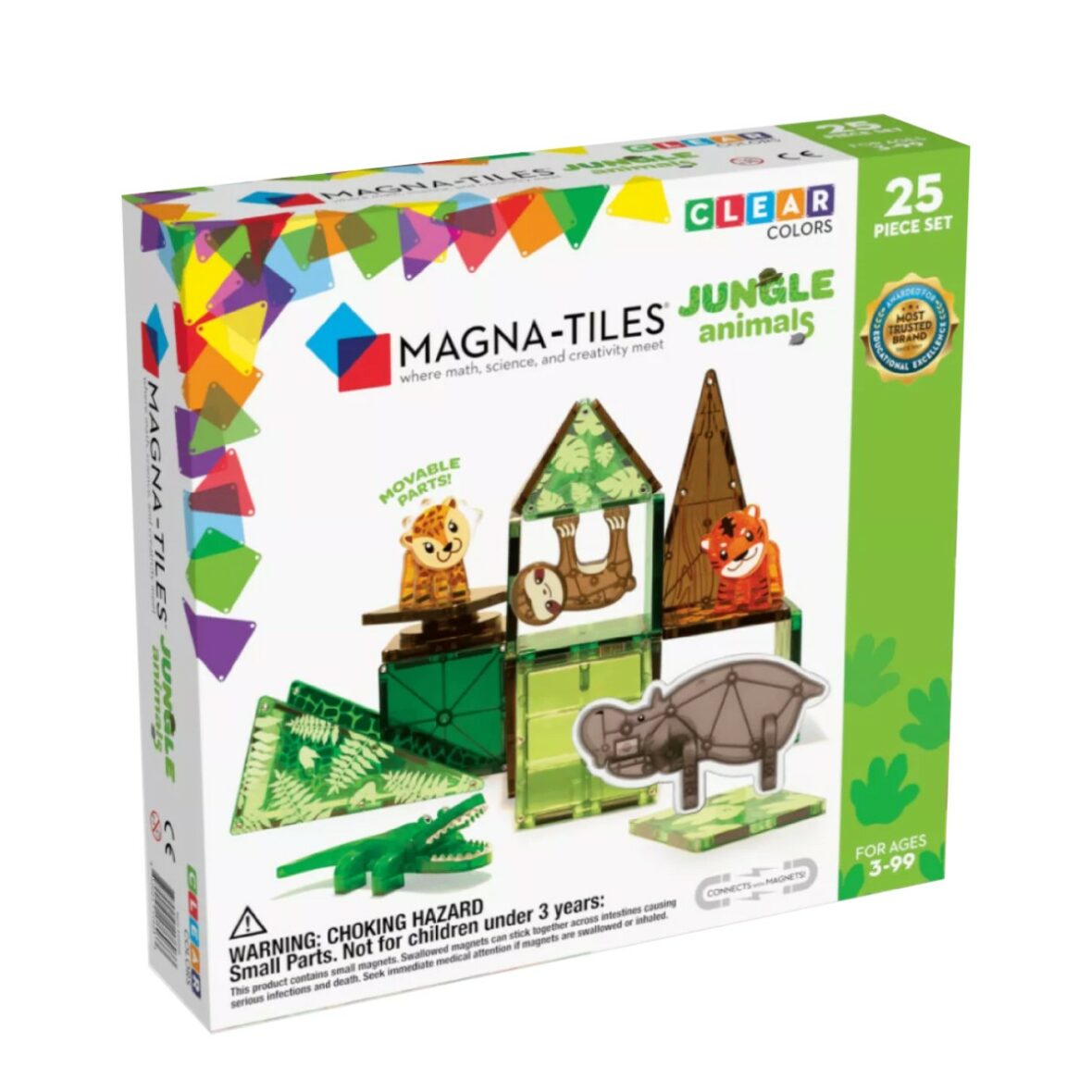 Magna-Tiles magnetická stavebnica Jungle 25 dielov