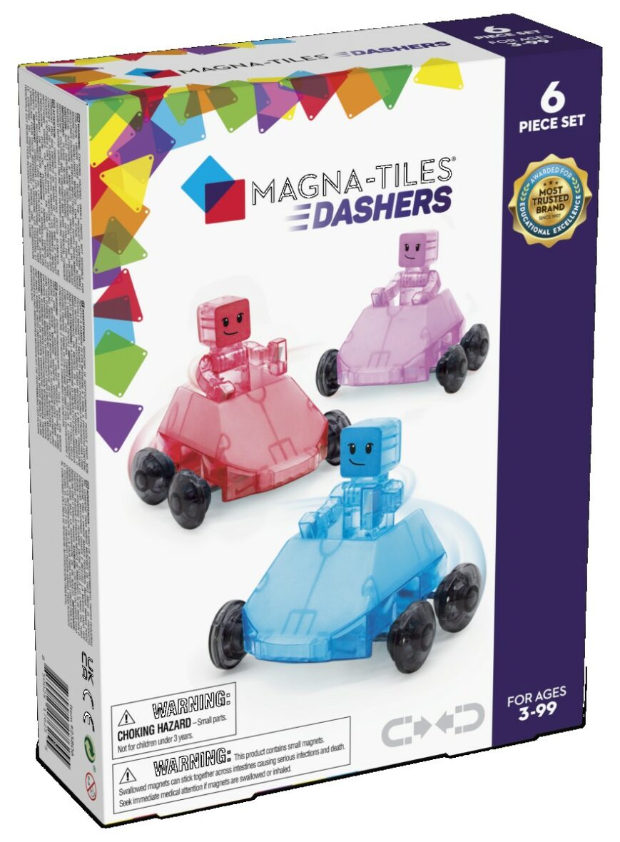 Magna-Tiles magnetická stavebnica Dashers 6 dielov