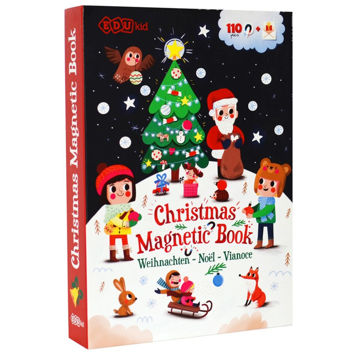 Magnetická kniha Vianoce – Christmas Magnetic Book